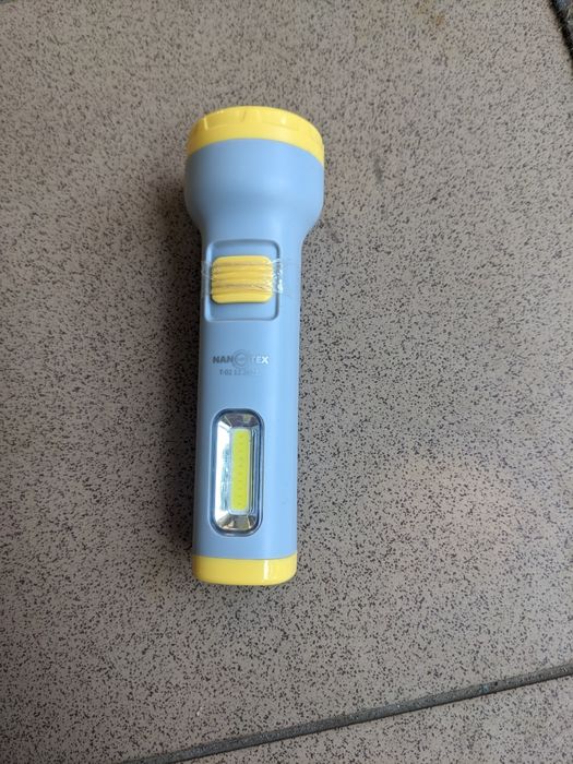 Акумуляторний LED ліхтарик NANOTEX T-02 (2 режими, USB зарядка)