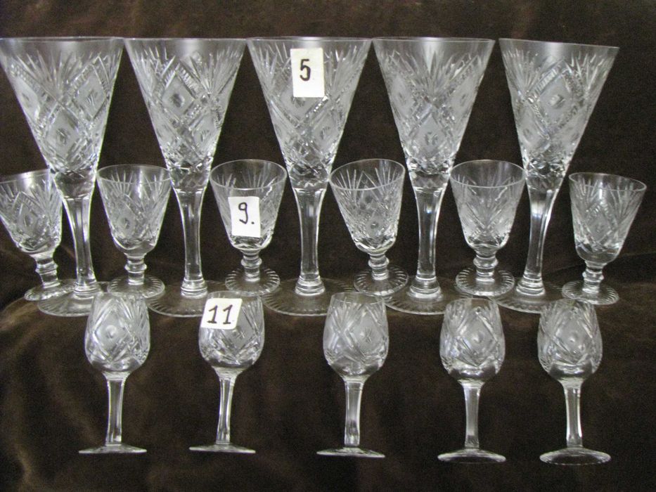 Подарочный набор  бокалов в коробке - Чехословакия - 70-е годы.