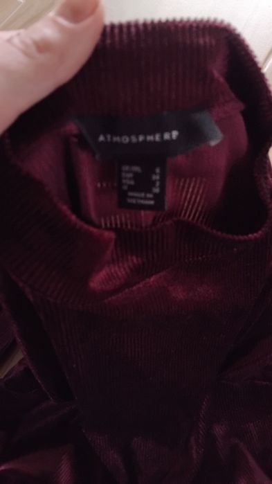 Кроп-топ кроп топ , вкорочений лонгслів  бордовий , винний