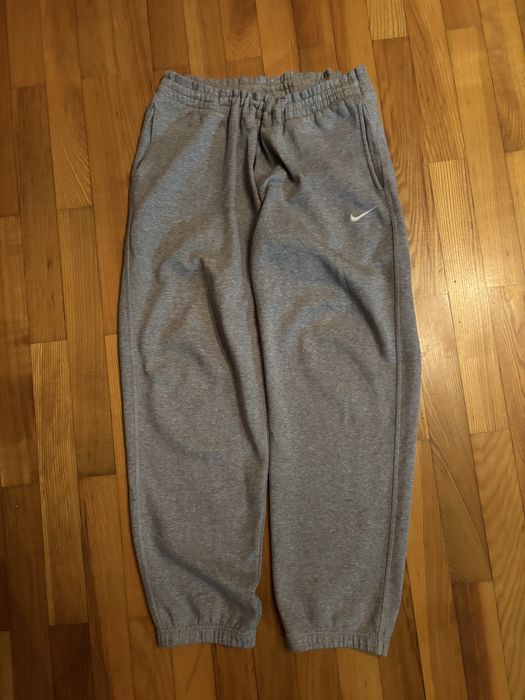 Спортивні штани найк nike baggy sweatpants сірі серые штаны л L розмір