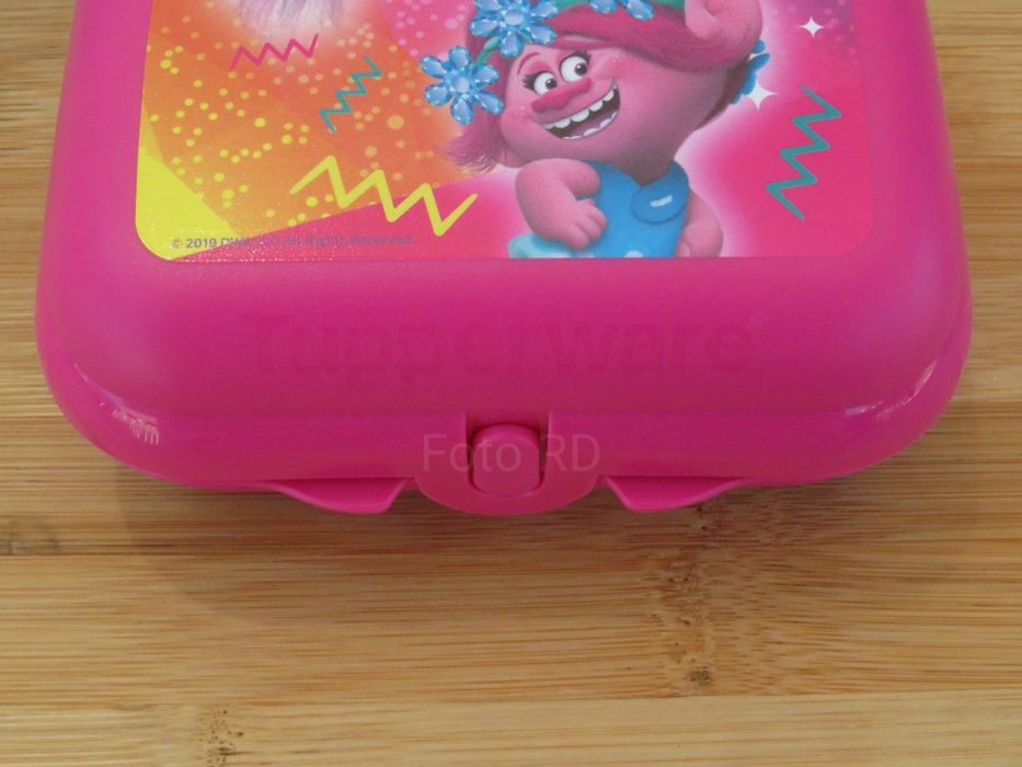Tupperware Conjunto Ostras Trolls + Mochila Novas