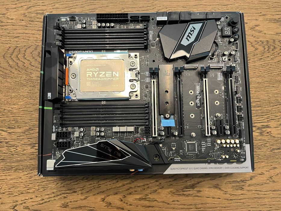 AMD Threadripper 1920X + MSI X399 SLI PLUS | Bundle Workstation 12C/24T