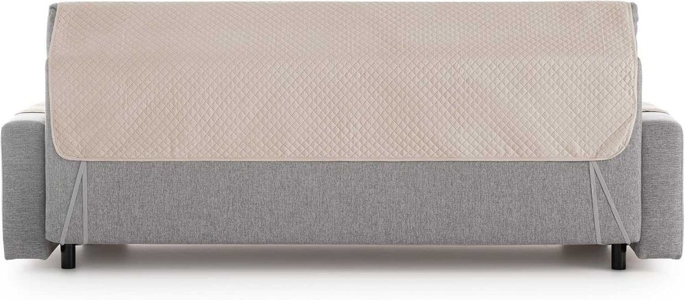 Textilhome – Ochronny pokrowiec na sofę 2-osobową, 110 cm, beżowy