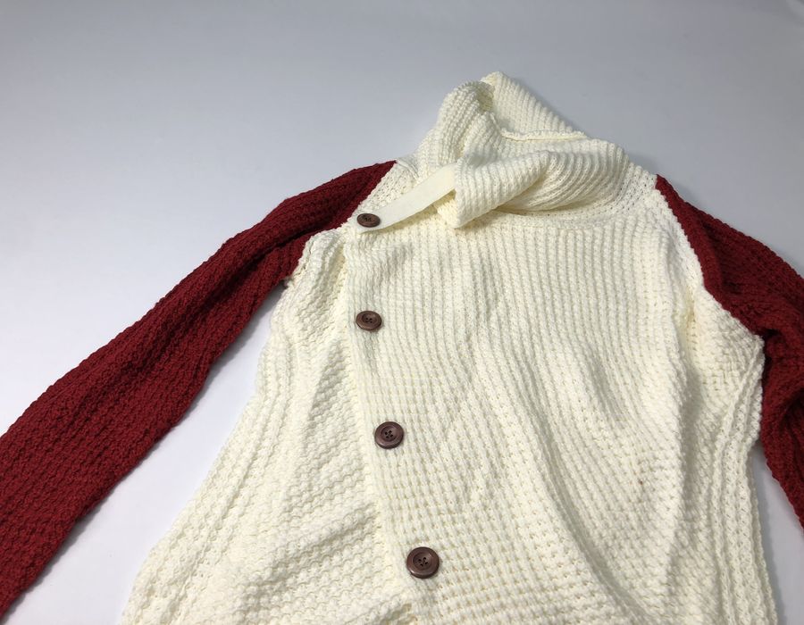 Damski gruby kardigan z guzikami 2xl