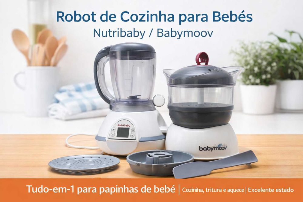 Robot de cozinha bebé 5 em 1 como novo