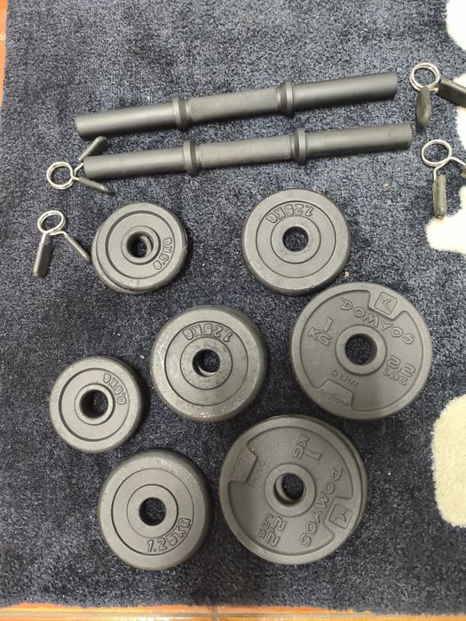 Kit de halteres musculação