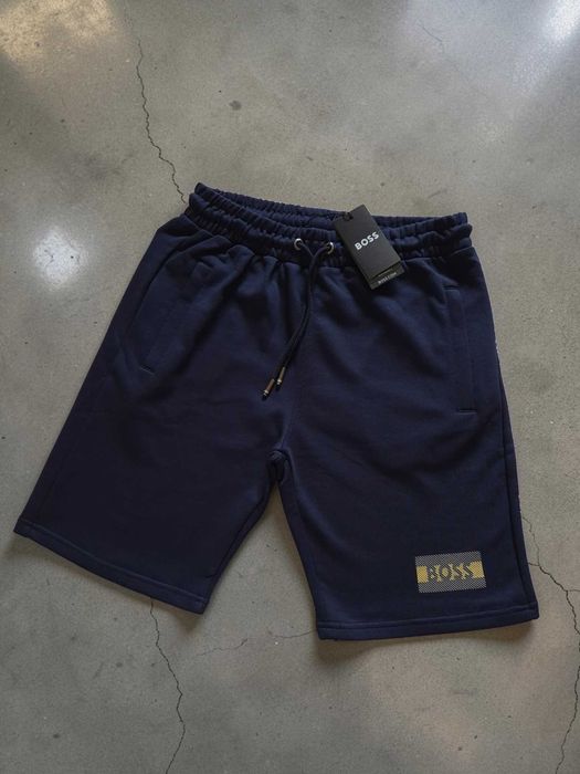 Hugo Boss M L XL XXL 3XL Granatowe Męskie Spodenki