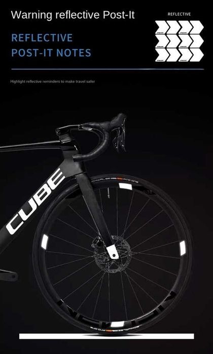 СВІТЛОВІДБИВАЮЧІ НАЛІПКИ БЕЗПЕКИ на колеса Enlee вело мото скутер