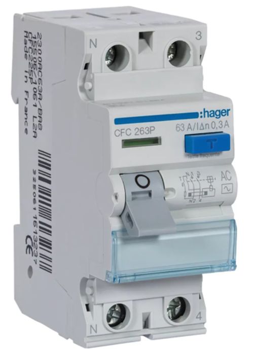 NTER. DIF. 2P 63A 300 MA TIPO AC 2