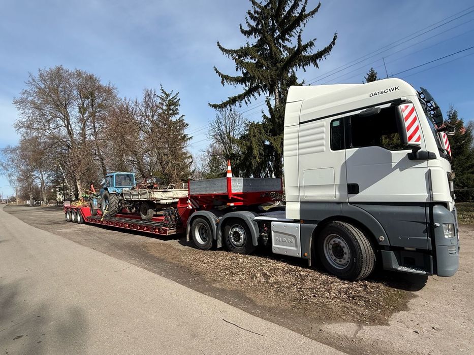 Надаємо послуги перевезення тралом, габаритні/негабаритні