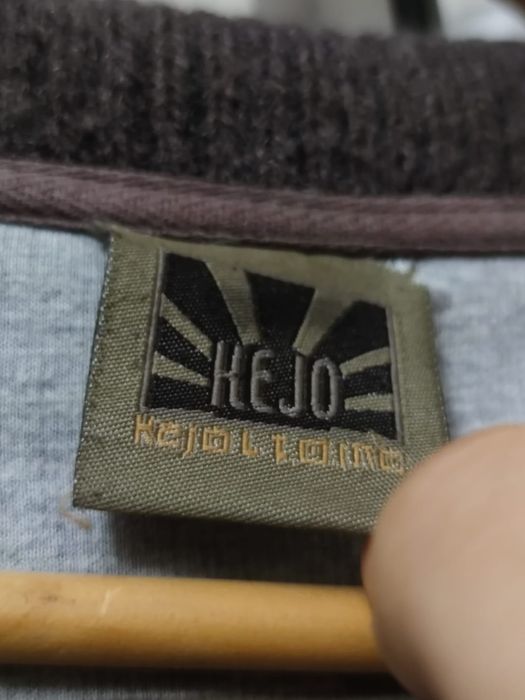 Sweter sweterek XXL męski brązowy kremowy Kejo wełniany wełna bluza ho