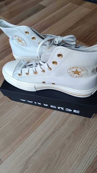 Buty Converse Chuck Taylor All Star Lift Platform Szary