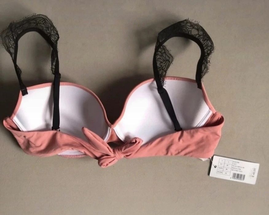 Góra bikini strój kąpielowy koronka fairy romantic wiązany usztywniane