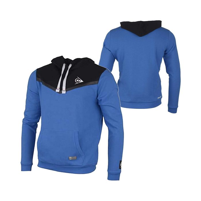 DUNLOP Bluza Dziecięca Z Kapturem 176 Kobalt Antracyt Essential Line