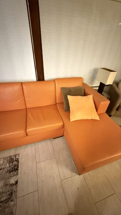 Sofá modular com chaise longue