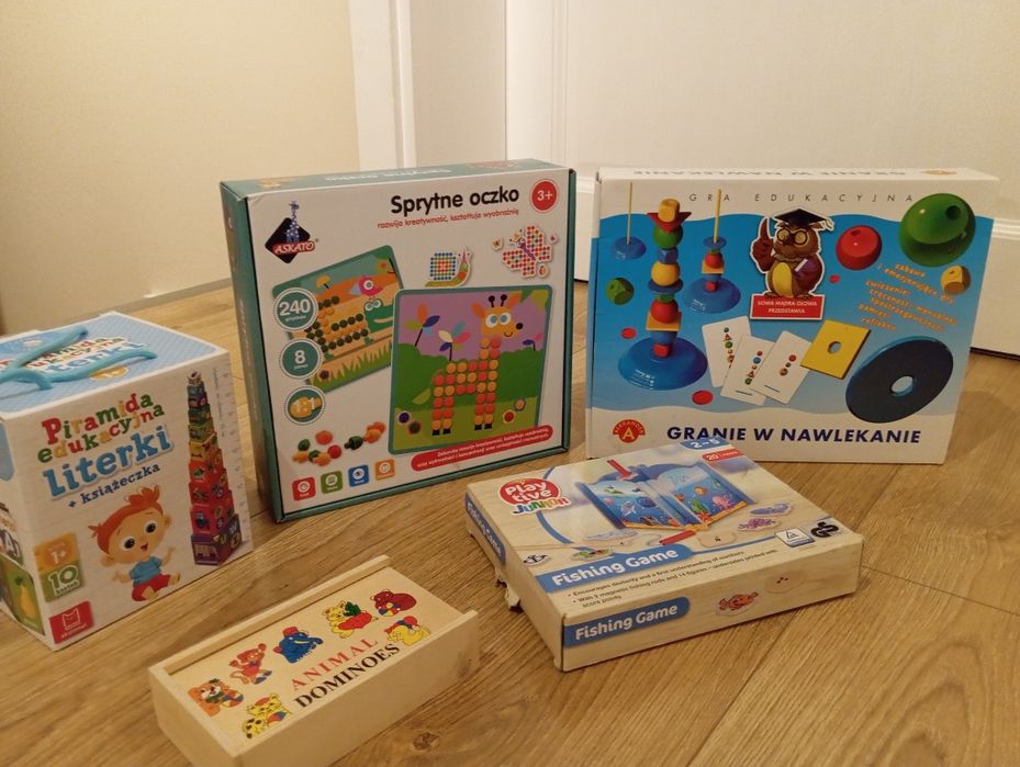 Zestaw gier zabawek edukacyjnych
