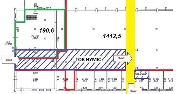 Оренда комерція 190 м ²