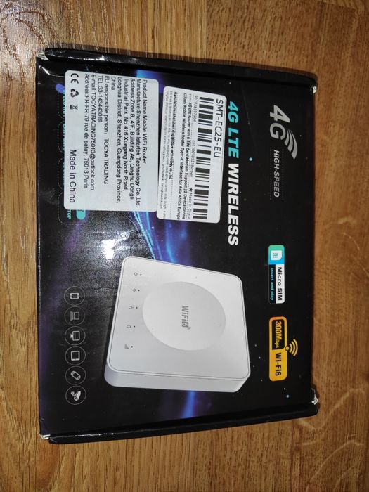 Ruter, modem GSM LTE  Wi-Fi 6 LAN