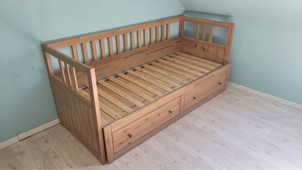 Łóżko IKEA HEMNES drewniane 80x200