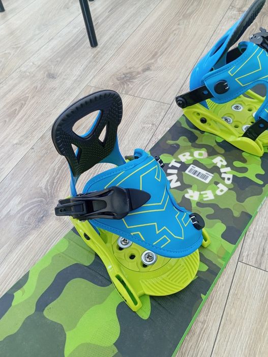 Dziecięca deska snowboardowa nitro 86 wiązania snowboard 90 Burton