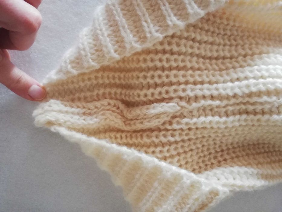 Handmade czapka zimowa nowa