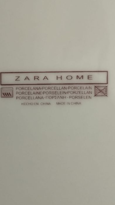 Serviço de jantar em Porcelana da Zara Home com 37 peças
 Entrego em m