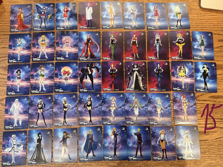 Колекційні картки сейлор мун Sailor Moon