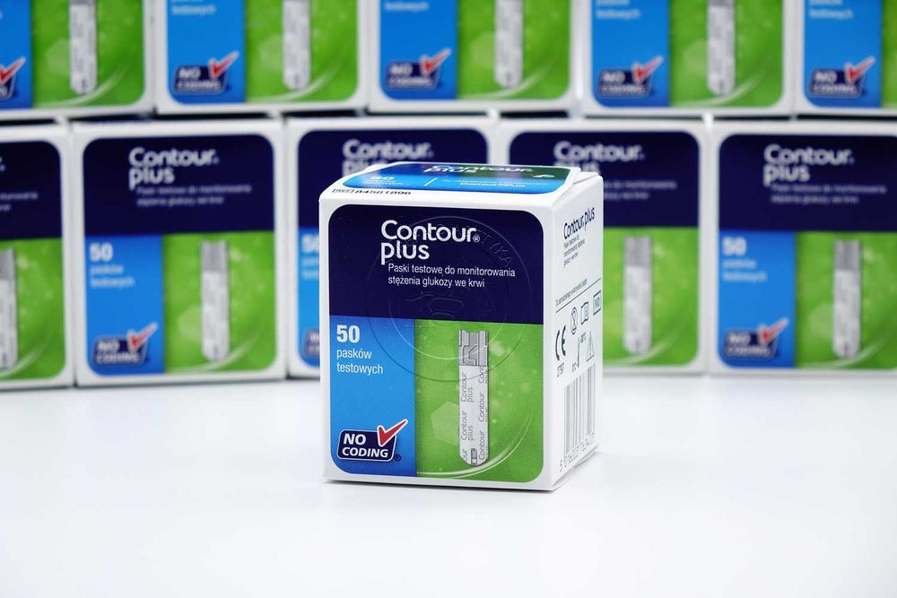 10 x Paski do glukometru – CONTOUR PLUS + GRATIS