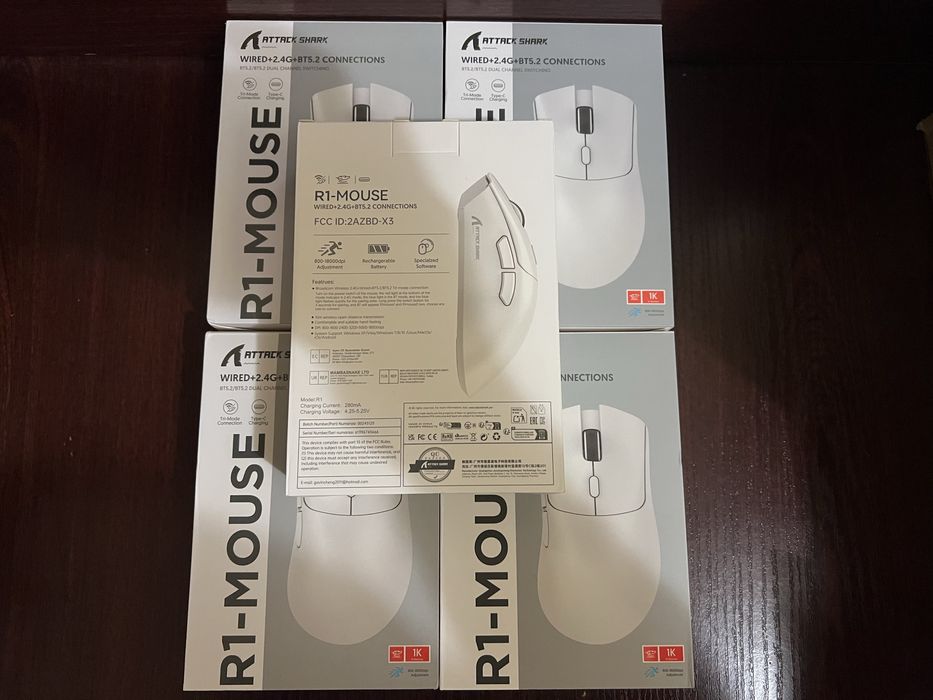 Attack Shark R1 ігрова мишка як razer deathadder v3