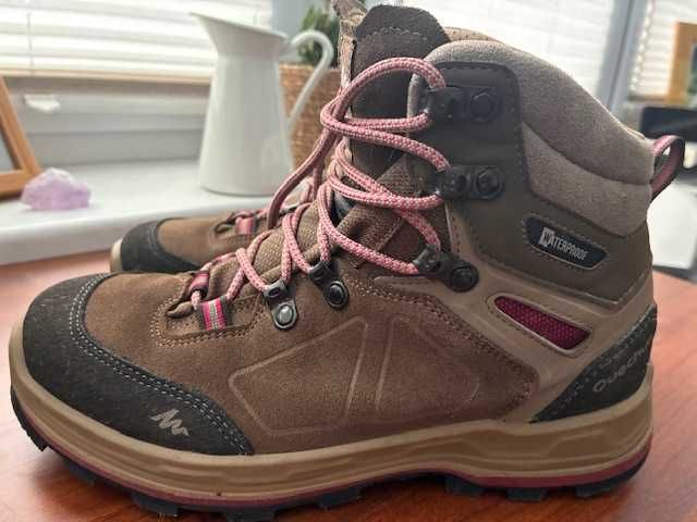 Buty damskie trekkingowe rozm. 38 QUECHUA wodoodporne Decathlon