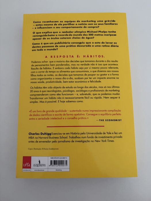 Livro A Força do Hábito - Charles Duhigg