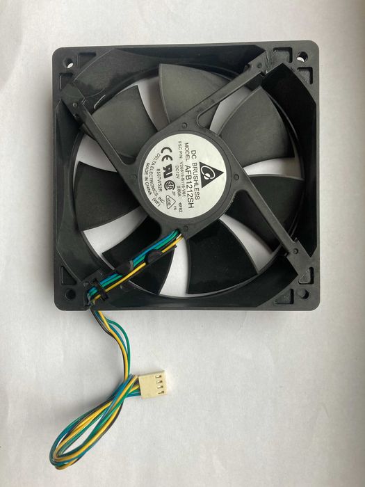 Wentylator 12x12x2,5 cm (4 żyły), wentylatorek