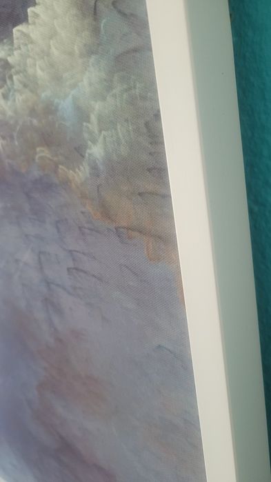 Obraz abstrakcja 63x166cm na płótnie