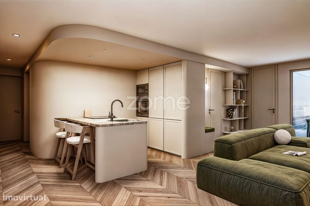 Apartamento T1 Duplex no Edifício Azul