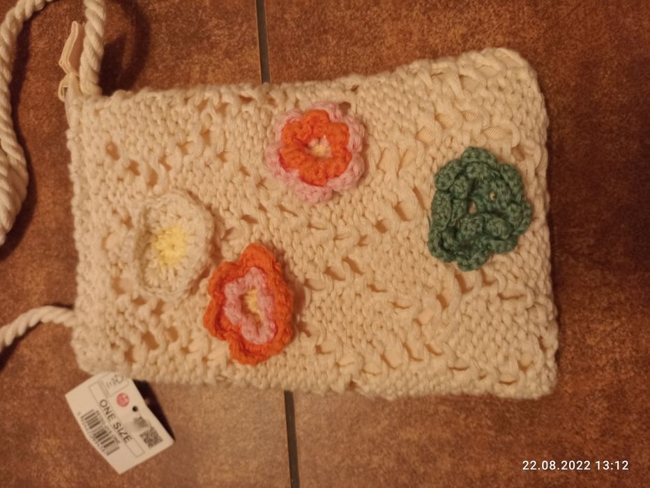 Szydełkowa torebka dla dziewczynki prezent