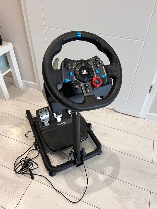 Kierownica PS3; PS4; PS5 Logitech + stojak