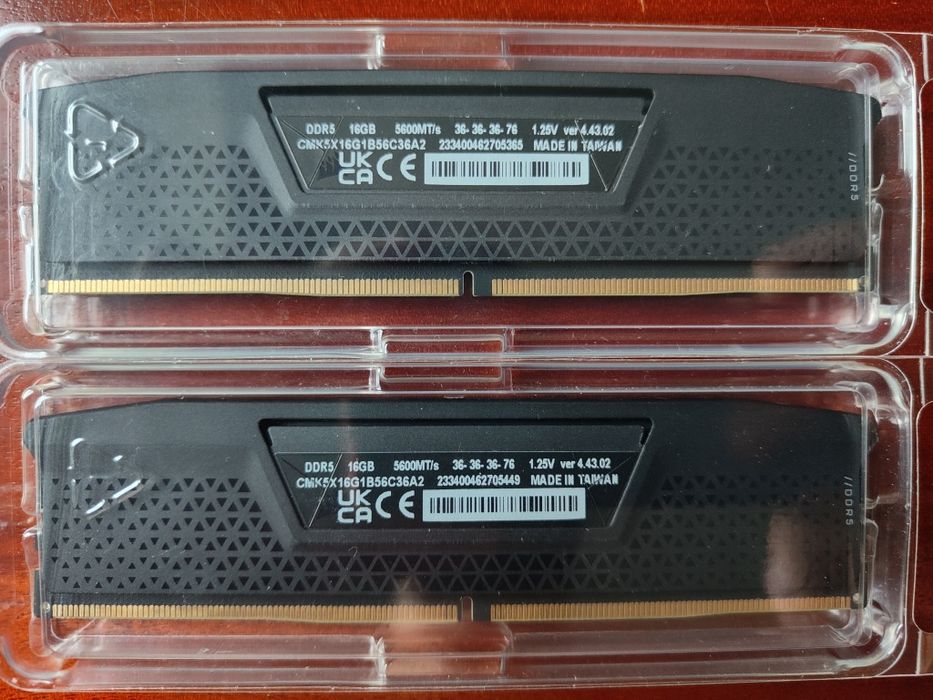 Pamięć RAM Vengeance 2x16gb 5600Mhz DDR5