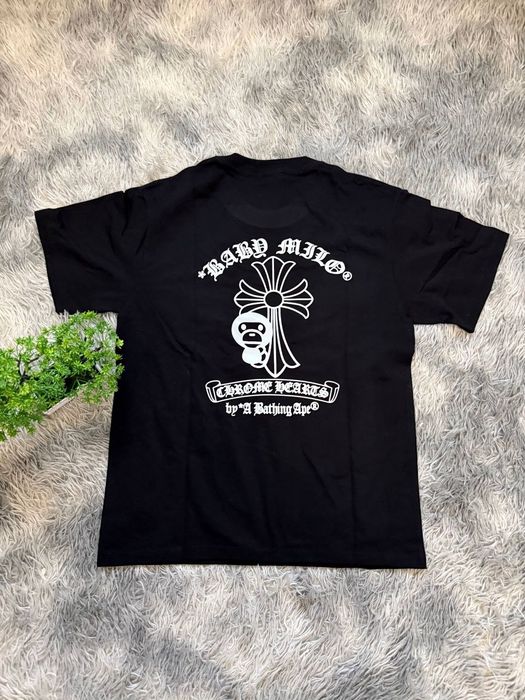 Футболка bape x chrome hearts
