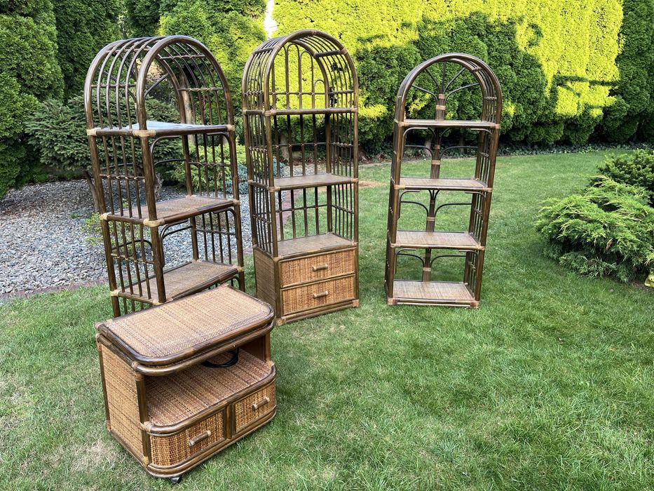 Komplet mebli rattanowych