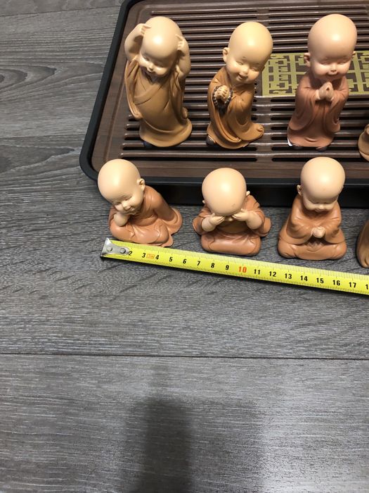 Фігурка монах, будда керамічна для чайної церемонії