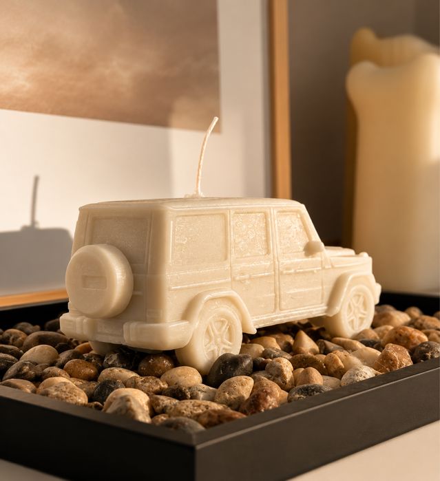 Vela Artesanal Inspirada no Mercedes G-Class (G-Wagen)