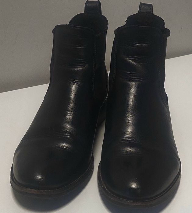 Błażej extra Sztyblety Botki  skóra naturalna roz 37 _ 24 cm