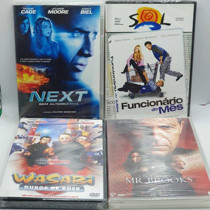 Lote 1/3 - Pack de 18 Filmes Novos e Selados em DVD - Ref.VI