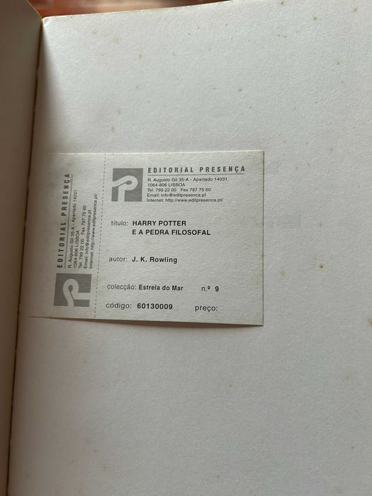 Harry Potter e a Pedra Filosofal - PT