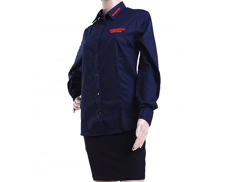 Koszula ratownicza galowa damska granatowa (S)