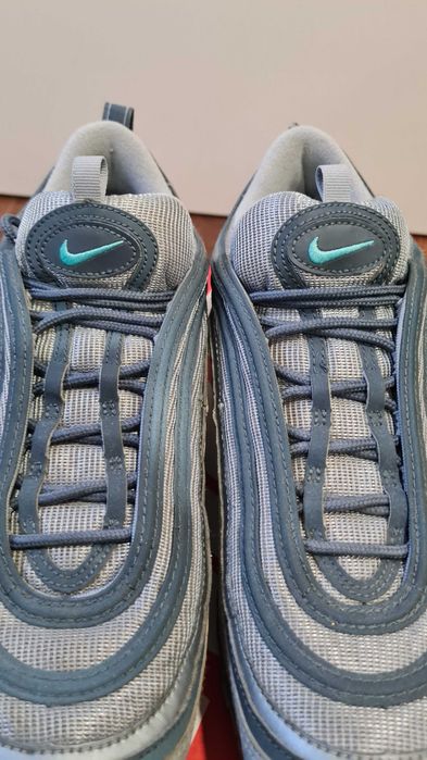 Nike Air Max 97 azuis e cinza