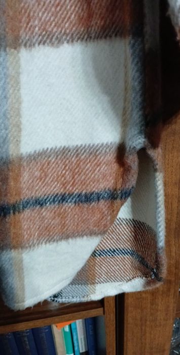 Bluza ciepła koc krata nowa