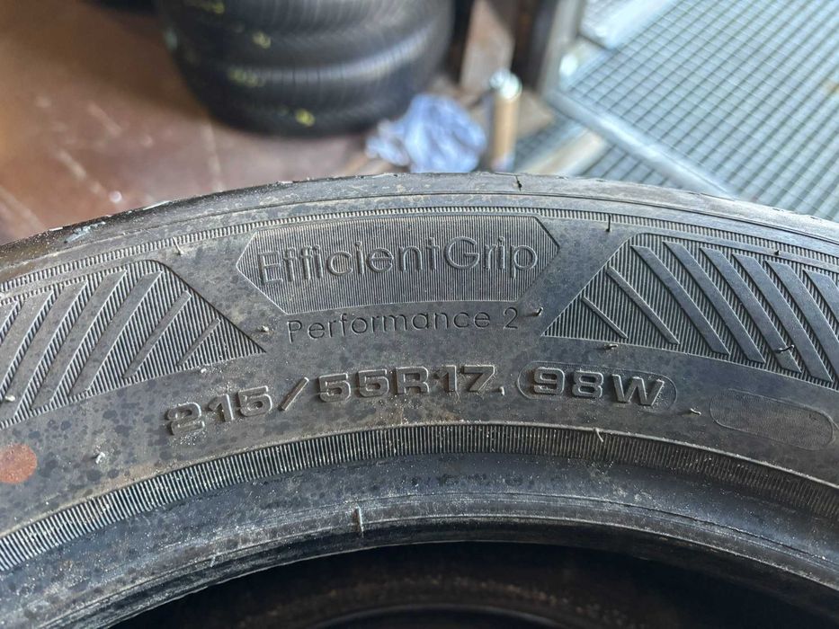4X OPONY LETNIE 215/55R17 98W Goodyear EfficientGrip 2 7MM 2024R NOWE!