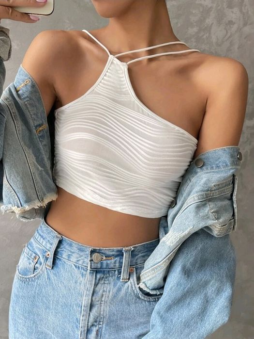 Crop top bluzka xs