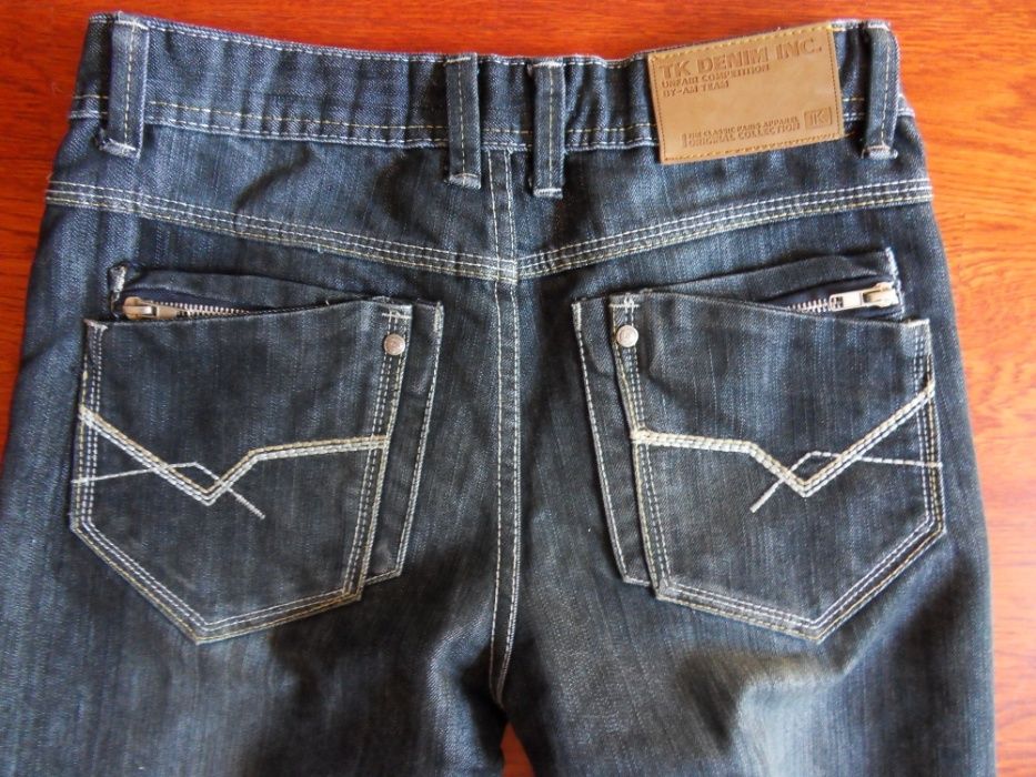 Jeansy młodzieżowe TK Denim straight rozmiar 16, na 170-175 cm wzrostu